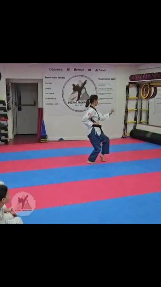 Poomsae workshop with a visiting champion coach